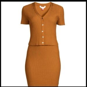 No boundaries skirt and top 2 piece, size M (7-9), color brown